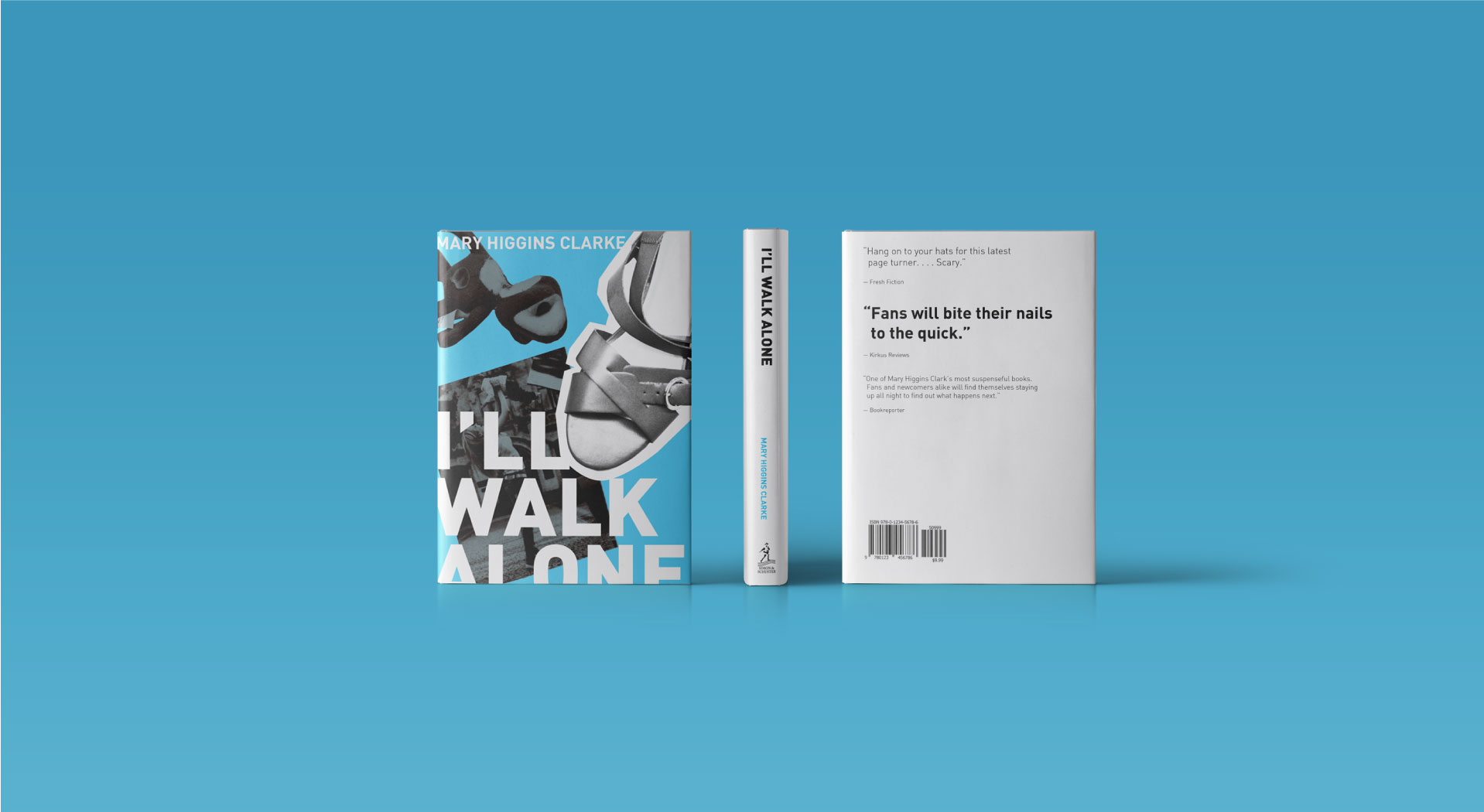 Blue Bookcover for the book: I'll Walk Alone
