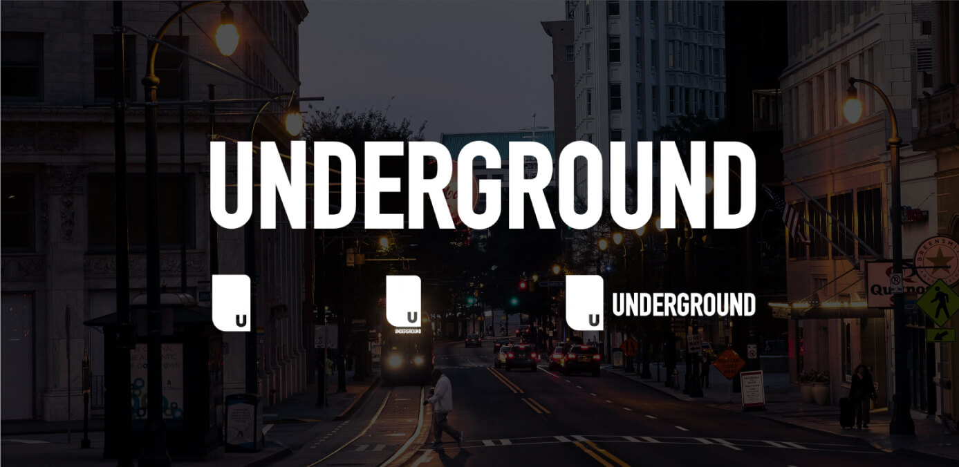 Underground work mark and icon
